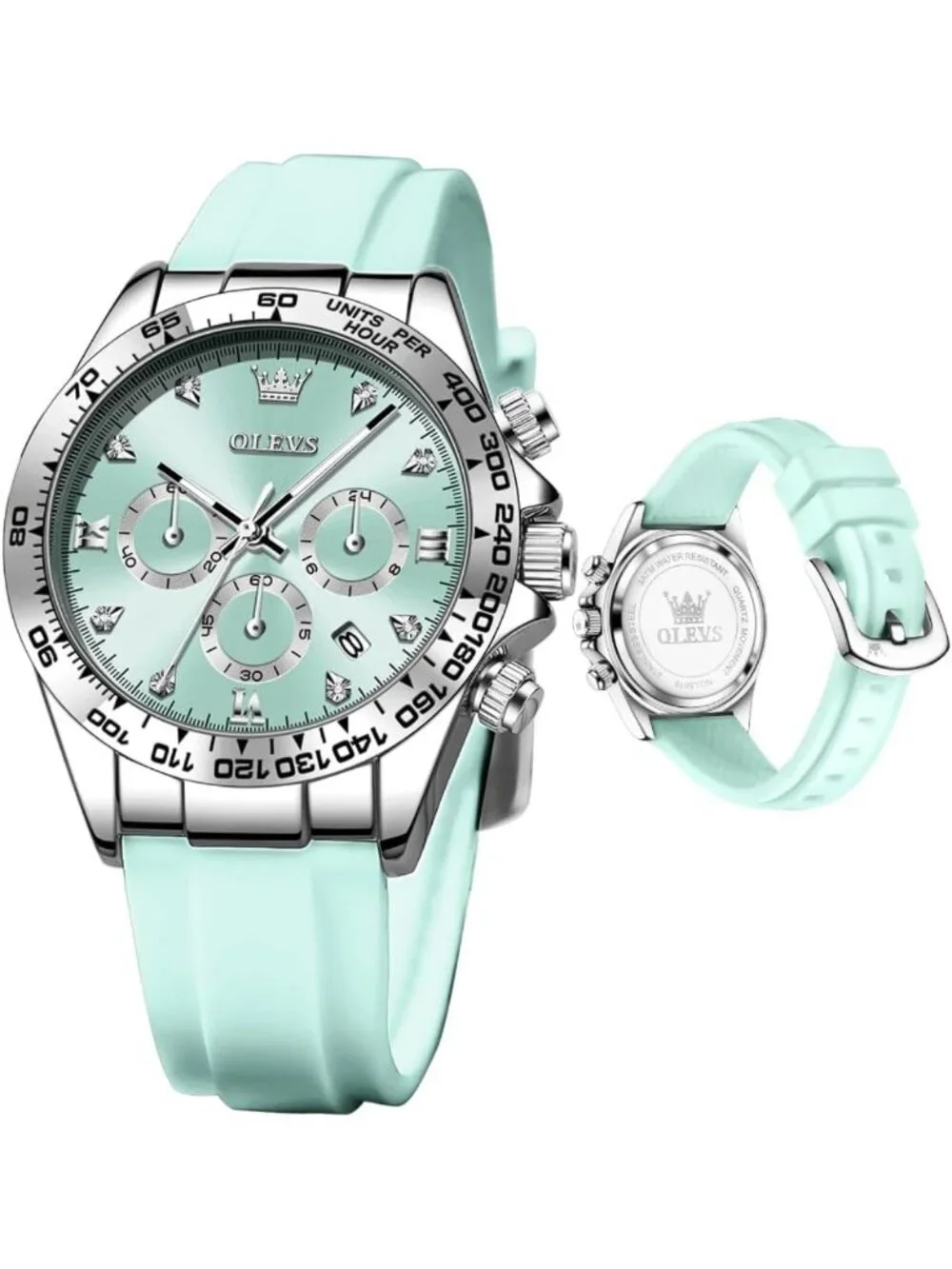 Luxury Diamond Women's Watch - Waterproof Stainless Steel Bracelet, Luminous